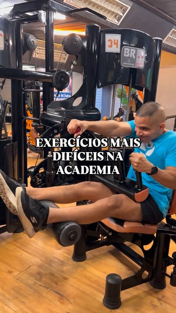 Vídeo do Instagram: exercícios mais difíceis na academia
